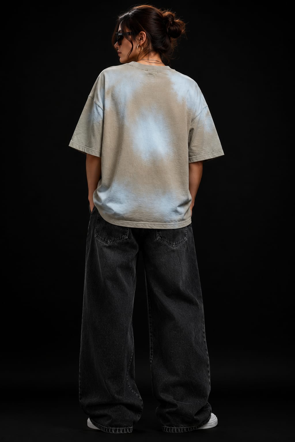 Frontier Rider Bio Wash Oversized T-Shirt – Vintage Cream