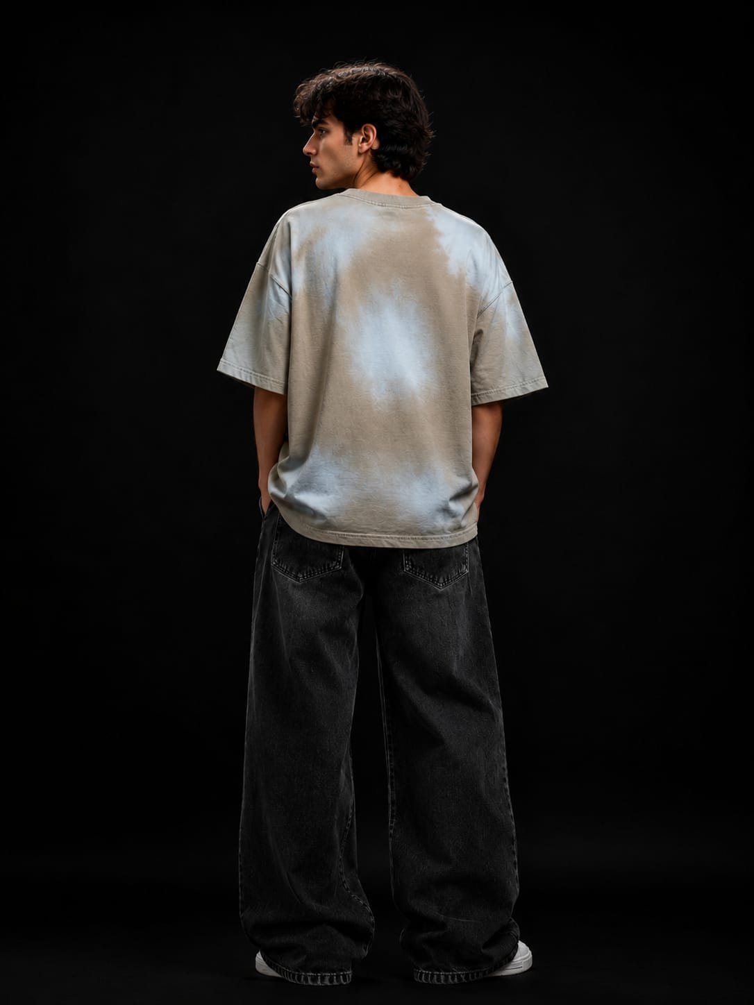 Frontier Rider Bio Wash Oversized T-Shirt – Vintage Cream