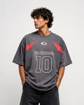 Varsity X10 Oversized T-Shirt – Vintage Slate