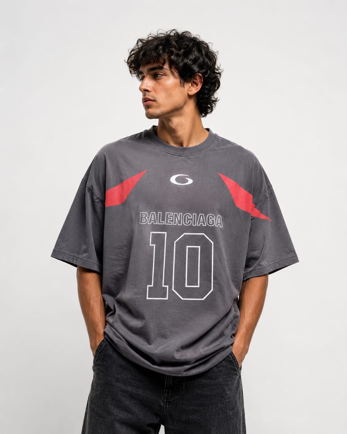 Varsity X10 Oversized T-Shirt – Vintage Slate