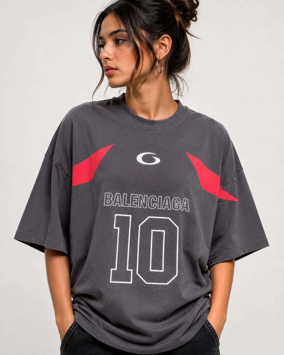 Varsity X10 Oversized T-Shirt – Vintage Slate
