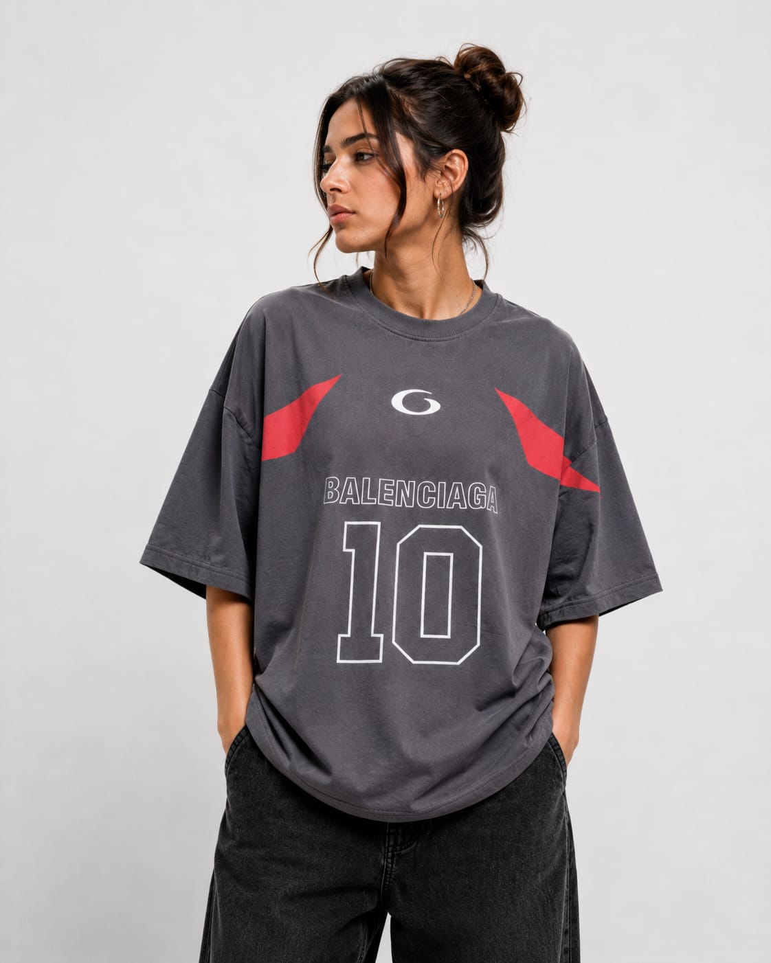 Varsity X10 Oversized T-Shirt – Vintage Slate