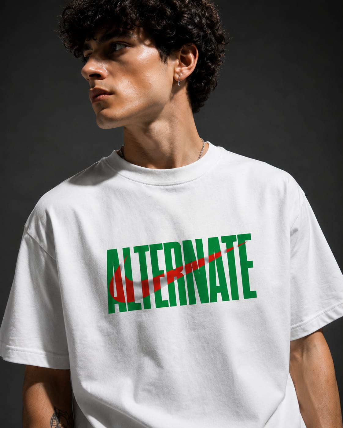 Alternate Flow Oversized T-Shirt – White