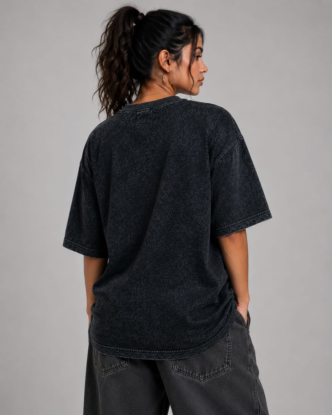 Street Rebel  Oversized T-Shirt – Black
