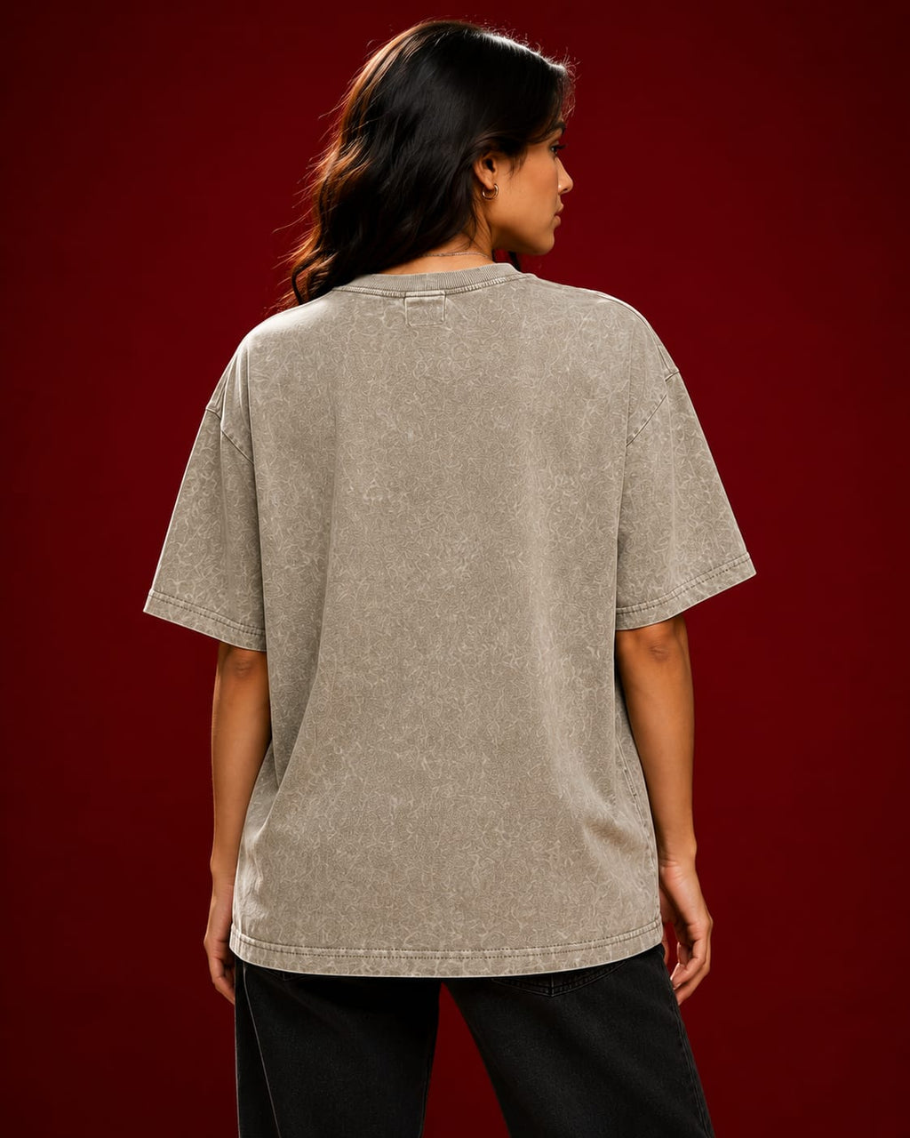 Faith Remember Oversized T-Shirt – Beige