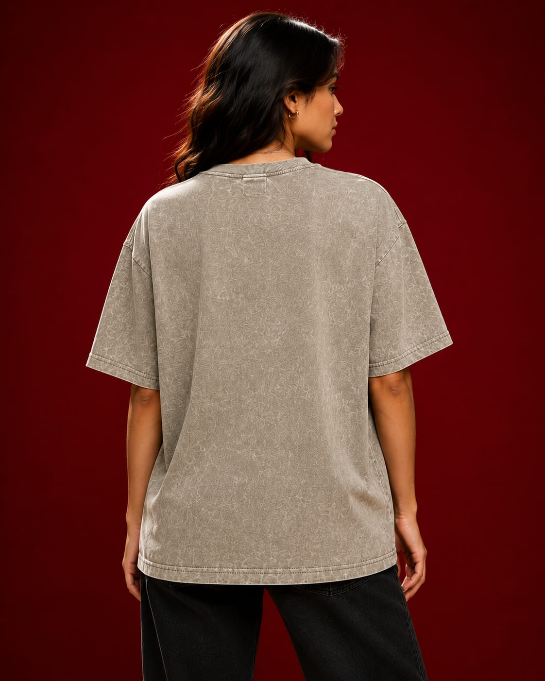 Faith Remember Oversized T-Shirt – Beige