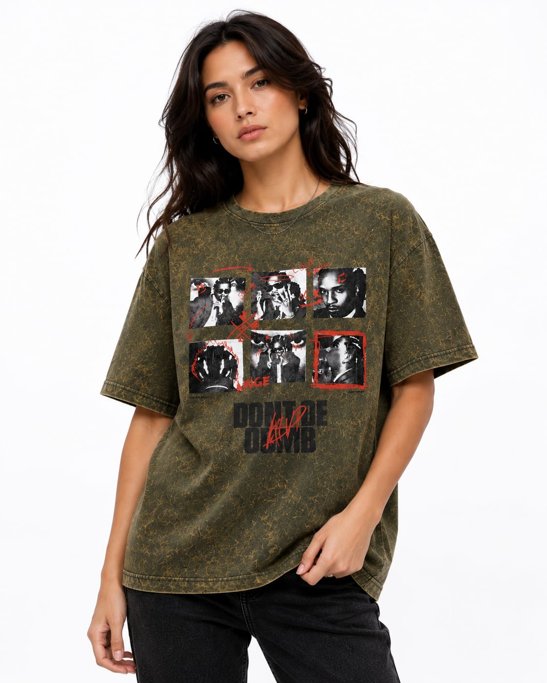 Urban Legacy Oversized T-Shirt – Olive