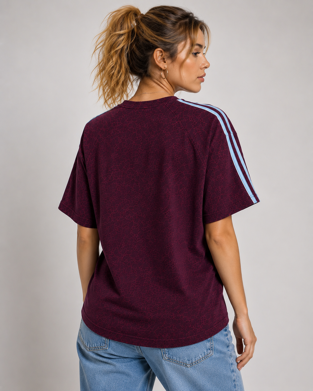 The Paris Maroon Oversized