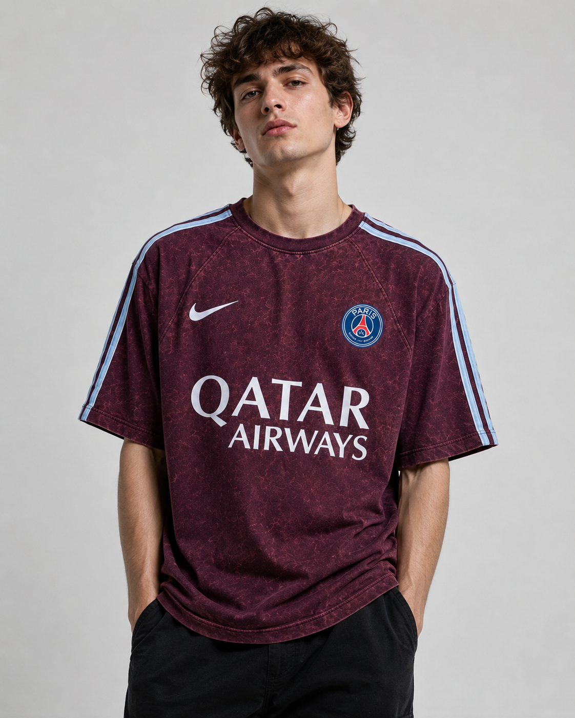 The Paris Maroon Oversized