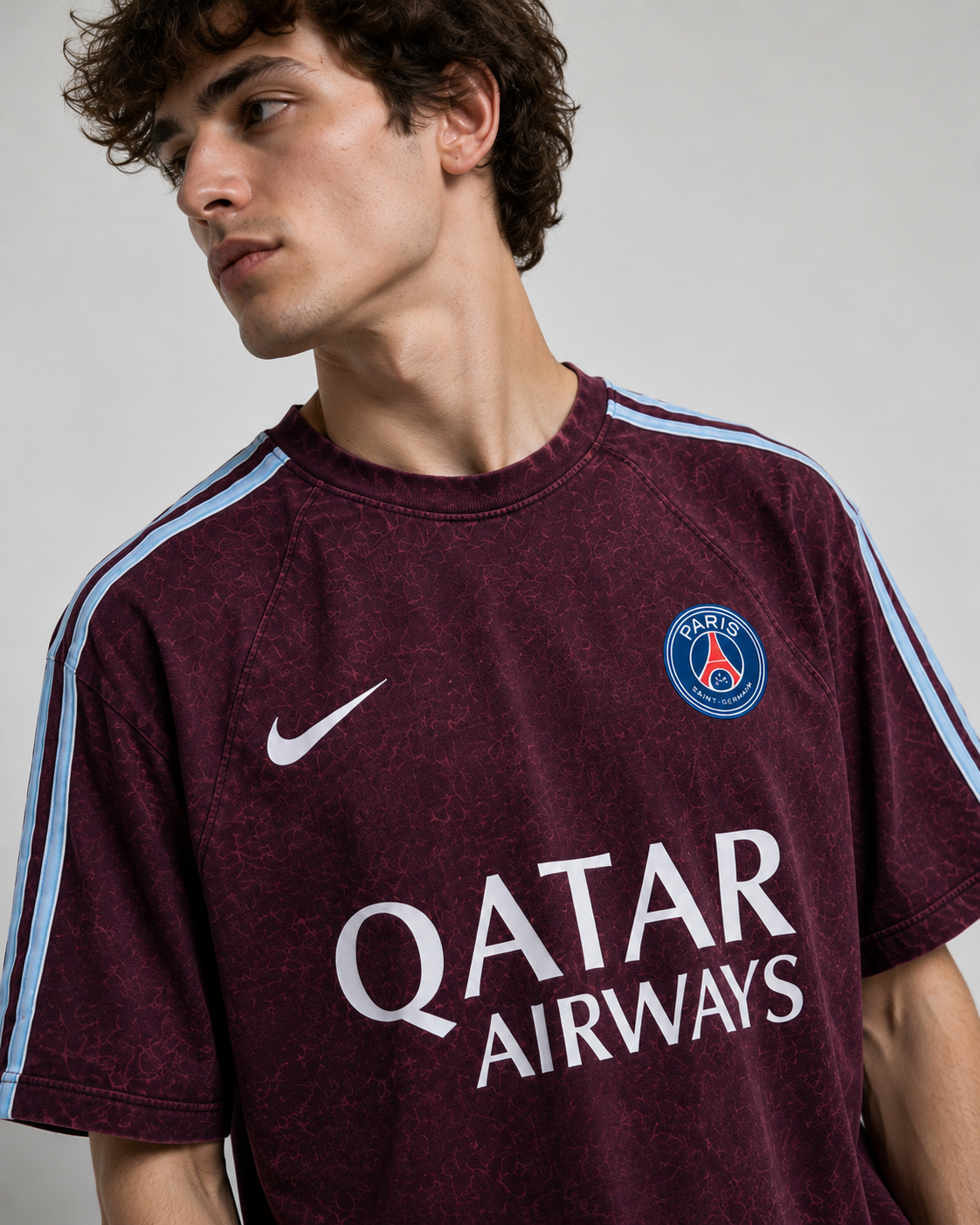 The Paris Maroon Oversized