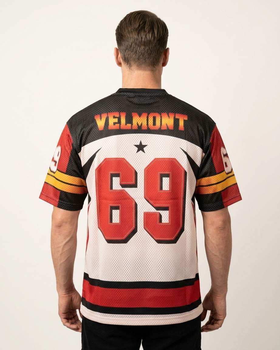 Varsity 69 Oversized Jersey – Black