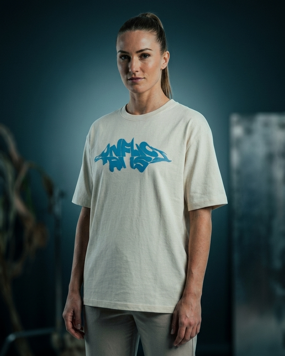 Vision Oversized T-Shirt – Cream