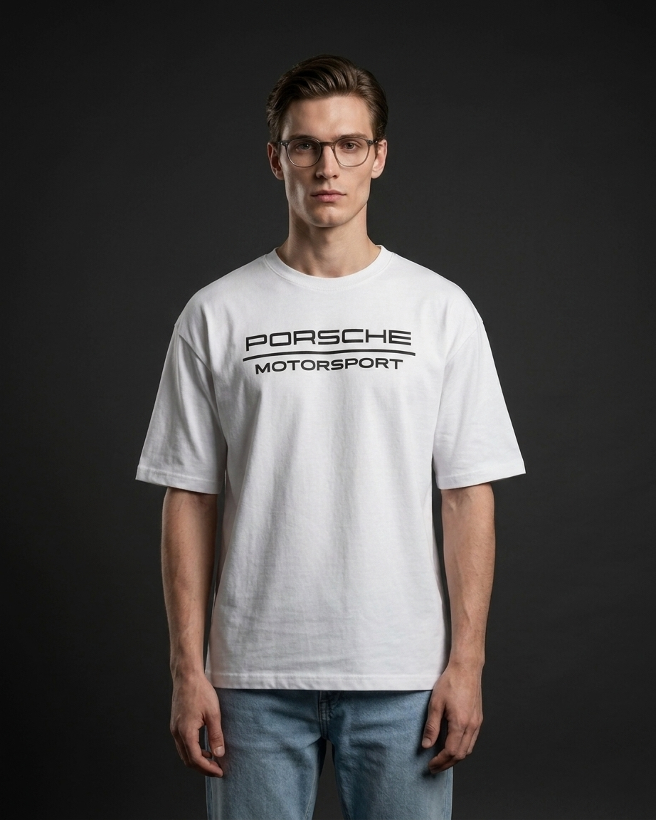 Porsche Motorsport Oversized T-Shirt – White