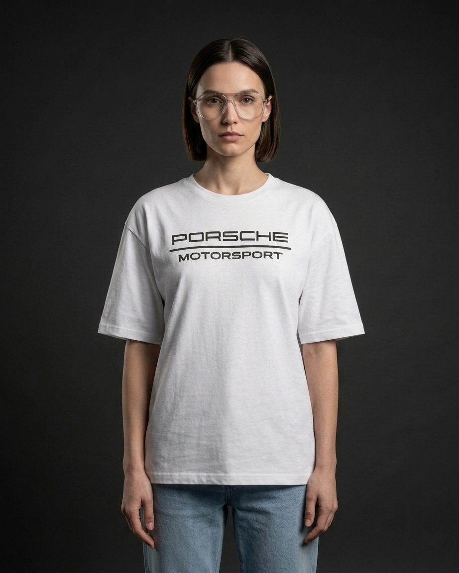 Porsche Motorsport Oversized T-Shirt – White