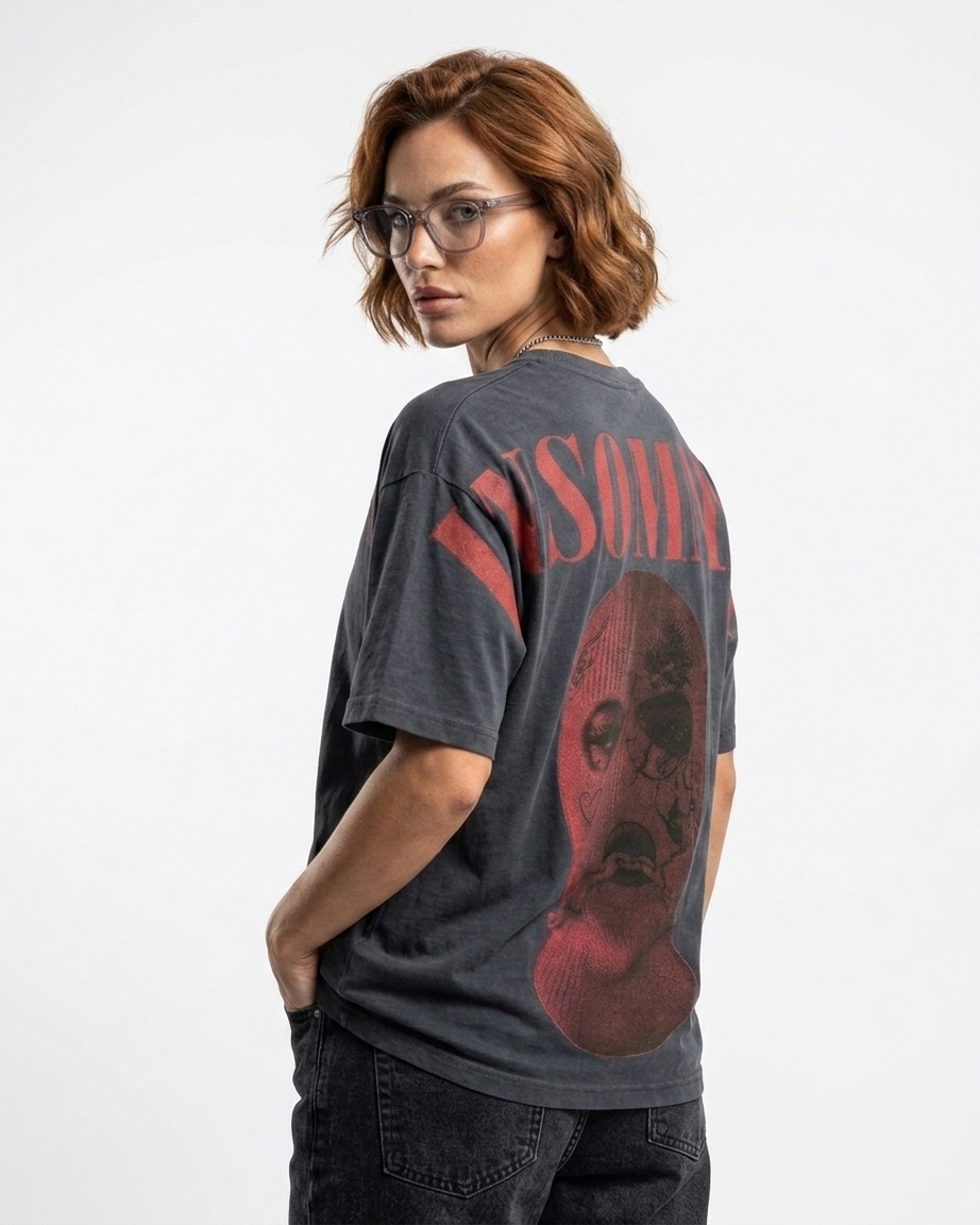 Sinners Oversized T-Shirt – Dark Grey