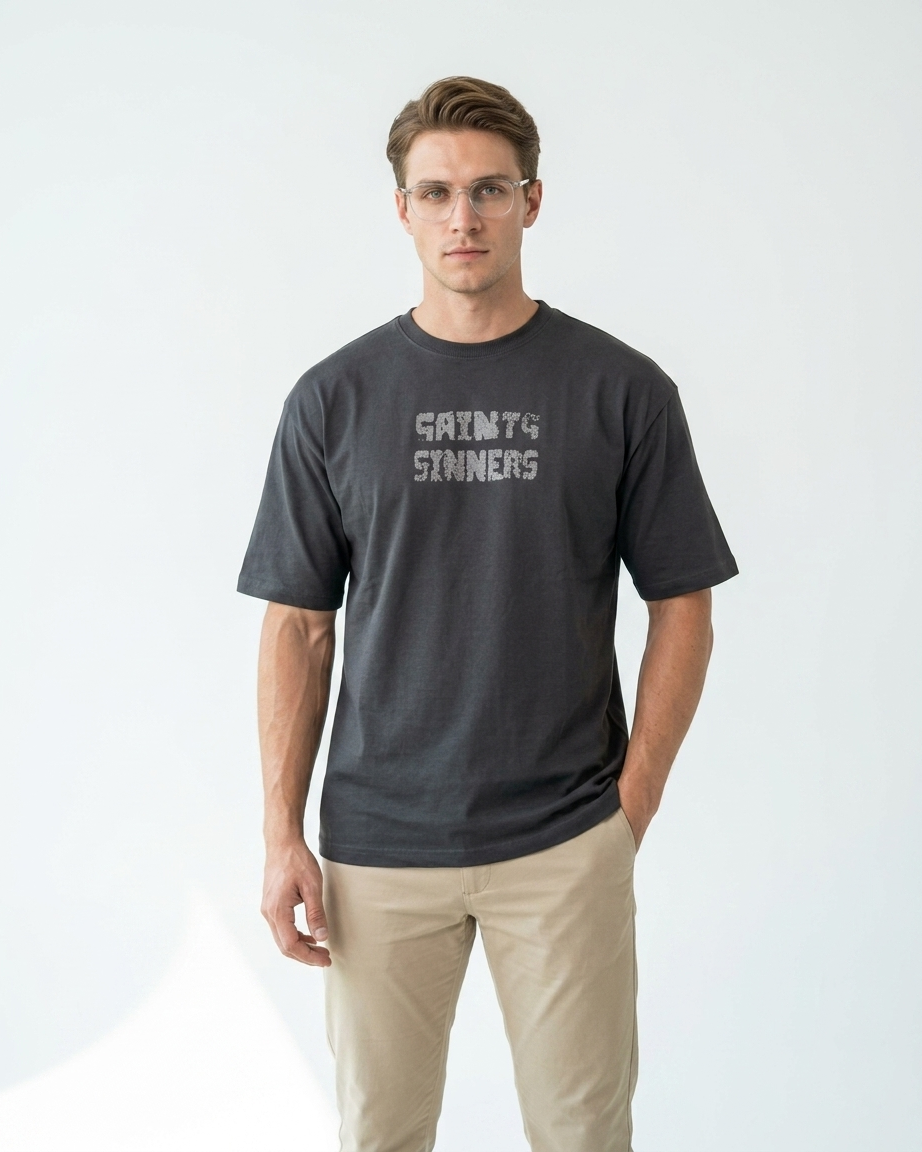 Oversized T-Shirt – Dark Grey